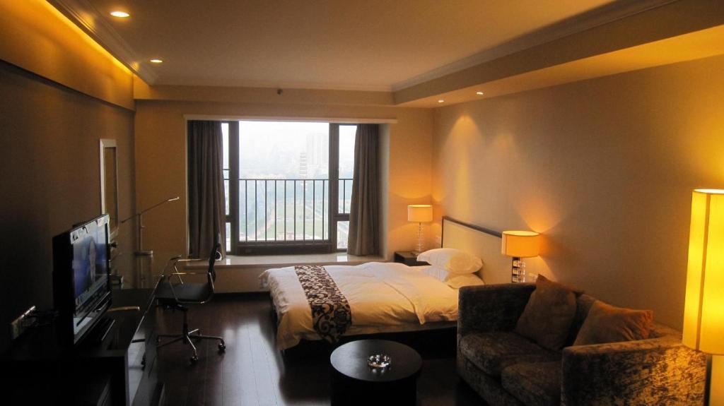 Guangzhou Meiyijia Hotel Apartment Rum bild